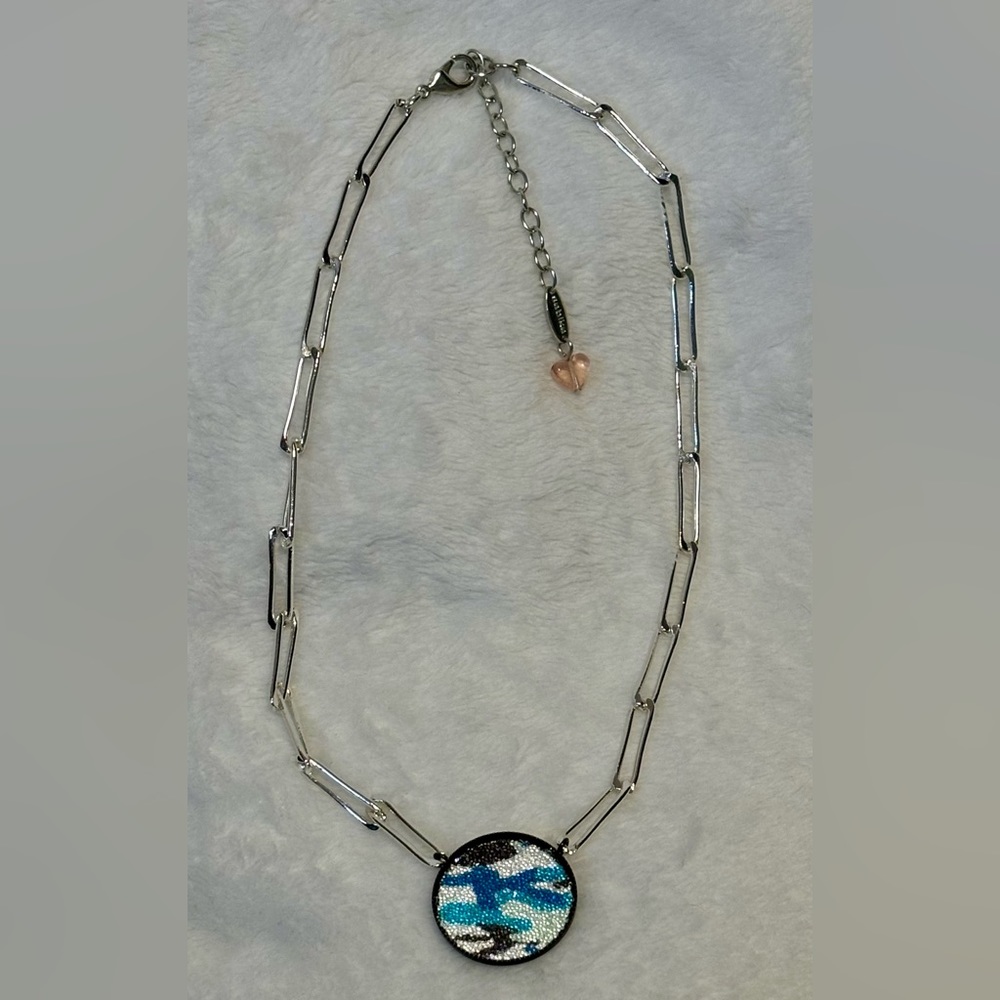 SABIKA ‘21 - Contemplative Camo Medallion Necklace